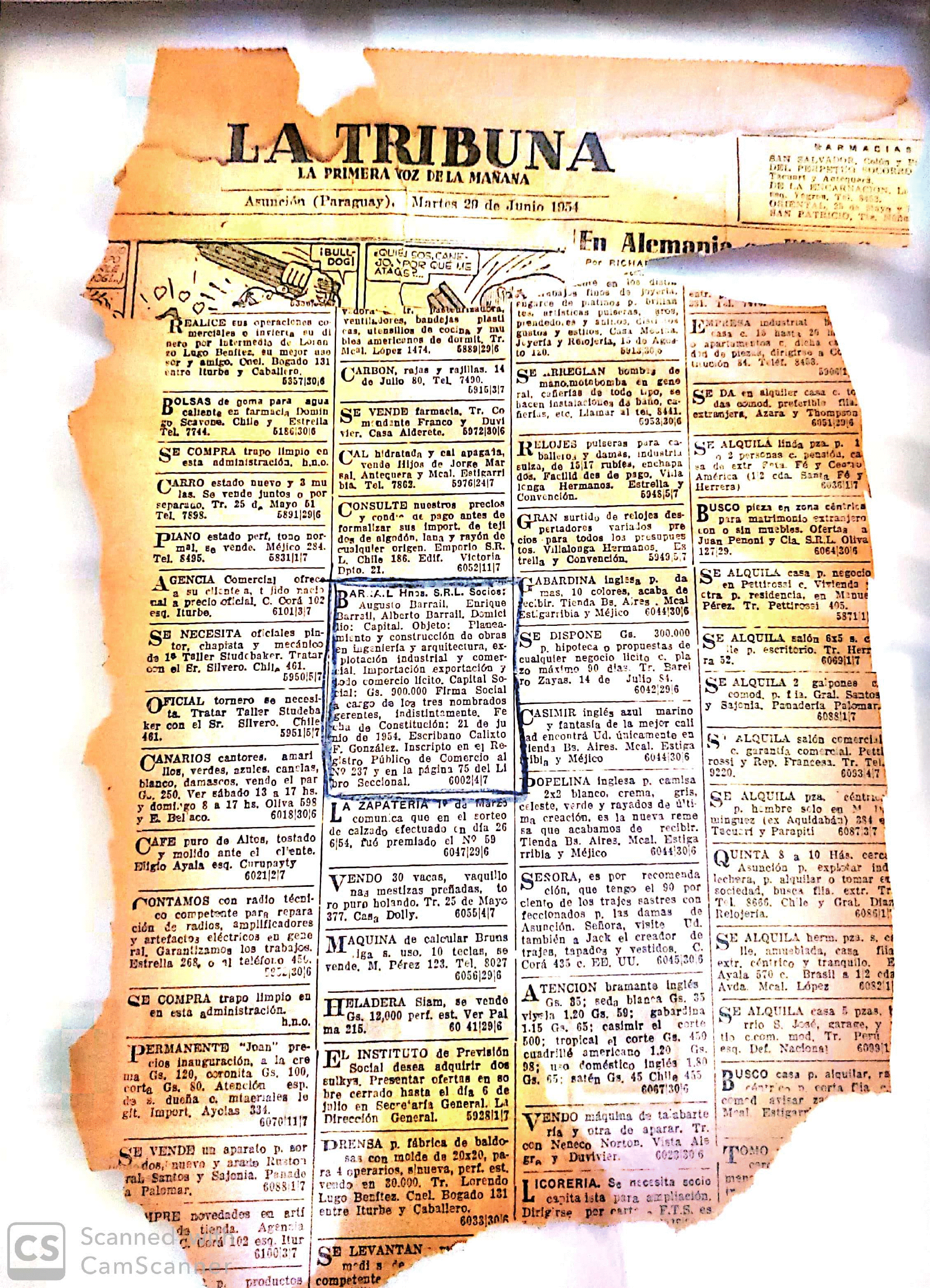 Publicaciones de historia - En el periódico La Tribuna