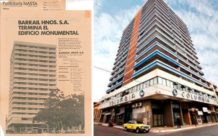 Construcción del edificio monumental
